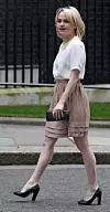 LONDON, ENGLAND - MARCH 29: Singer-songwriter Aimée Ann Duffy arrives in Downing Street on March 29, 2011 in London, England. The artist known as 'Duffy' attended a meeting hosted by the charity 'Save the Children'. (Photo by Oli Scarff/Getty Images)