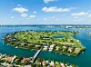 Otočić Indian Creek s pogledom na Miami Beach