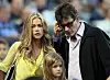 NEW YORK, NY - JUNE 23: Denise Richards and Charlie Sheen look for their seats as the New York Yankees take on the New York Mets on June 23, 2012 during interleague play at Citi Field in the Flushing neighborhood of the Queens borough of New York City. (Photo by Elsa/Getty Images)