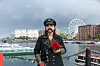 Liverpool, 100523. Eurosong 2023. Clanovi grupe Let 3 s obozavateljima i uzivo javljanju za HRT Dnevnik na Royal Albert Dock-u. Na fotografiji: Damir Martinovic Mrle.