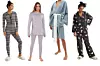 Kombinezon za spavanje H&M (15 eura)/ pidžama s tunikom Lisca (399,90 kn)/ pidžama s pojasom Deji Studios; Matches Fashion (232 eura)/ pidžama s uzorkom H&M (30 eura)