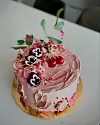 Ružičasta torta Cookam i guštam