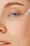 Skin care hydration, close-up