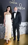 ORLANDO, FLORIDA - MAY 09: Amal Clooney and George Clooney attend OMEGA 50th Anniversary Moon Landing Event on May 09, 2019 in Orlando, Florida. (Photo by Gerardo Mora/Getty Images for OMEGA)