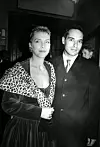S drugim suprugom Urijem Fruchtmannom 1989. na dodjeli British Pop Awards