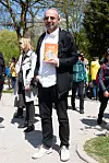 Glumac Goran Grgić na promociji Hoykine nove knjige