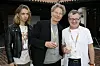 Julien Temple sa sinom Felixom i producentom Mikeom Downeyem, jednim od osnivača Motovun film festivala