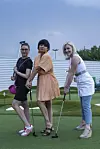 Influencerice su se okupile na mini golf terenu na krovu Z centra povodom 1. rođendana centra