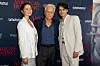 Carys Douglas, Michael Douglas i Dylan Douglas na VIP premijeri filma 'America‘s Burning' u New Yorku