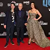 Dylan Michael Douglas, Michael Douglas i Catherine Zeta-Jones ”Ant-Man and the Wasp: Quantumania”