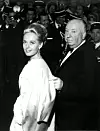 Tippi Hedren i Alfred Hitchcock na filmskom festivalu u Cannesu 1963.