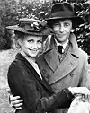 Sa glumcem Robertom Powellom u TV drami ‘Pygmalion‘ iz 1981.