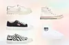 Tenisice s robusnim potplatom Palladium (739 kn)/ tenisice Gant (559 kn)/ zebraste tenisice Karl Lagerfeld (1019 kn)/ tenisice Convers (739 kn)/ visoke tenisice Chiara Ferragni (1819 kn) - sve dostupno na answear.hr