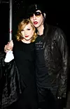 Marilyn Manson s bivšom zaručnicom Evan Rachel Wood.