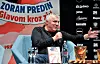 Zagreb, 040219. Predstavljanje zbirke prica Zorana Predina - Glavom kroz zid u kazakistu ZKM. Na fotografiji: Zoran Predin. Foto: Bruno Konjevic / CROPIX