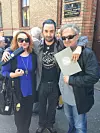 Jasenka i Ljubomir Kerekeš na dodjeli Janove diplome ispred Akademije dramske umjetnosti