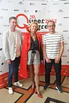 Zagreb, 240522. HNK. Svecano otvorenje 20. Queer Zagreb festivala na kojem ce sudjelovati vise od 100 umjetnika i aktivista iz cijelog svijeta. Festival pocinje predstavom Yira, yira, nastalom u suradnji autora Brune Isakovica i Natase Rajkovic s izvodjacima, seksualnim radnicama i queer aktivistkinjama iz Argentine. Na fotografiji: urednici s HRT-a.