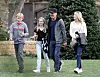 Pacific Palisades, CA - *EXCLUSIVE* - Dennis Quaid and his fiancée Laura Savoie go Christmas tree shopping with his two kids, Zoe and Thomas. The 'Midway' actor got into the holiday spirit, smiling and sticking his head into a snowman cutout for a photo op with his kids. BACKGRID USA 1 DECEMBER 2019,Image: 485868582, License: Rights-managed, Restrictions: , Model Release: no, Credit line: Clint Brewer / BACKGRID / Backgrid USA / Profimedia