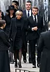 Zoran Milanović i Sanja Musić Milanović na pogrebu kraljice Elizabete II., gdje je bio i francuski predsjednik Emmanuel Macron sa suprugom Brigitte
