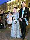 Princ Leka II. i princeza Elia u danima sreće 2021. na vjenčanju ruskog vojvode nasljednika dinastije Romanov.