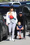 EXCLUSIVE: Eva Longoria and her husband Jose Baston takes their kid Santiago to the park in Beverly Hills **SPECIAL INSTRUCTIONS*** Please pixelate children's faces before publication.***. 03 Feb 2020, Image: 496286094, License: Rights-managed, Restrictions: World Rights, Model Release: no, Credit line: MEGA / The Mega Agency / Profimedia