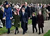 Princeza Catherine, princeza Charlotte, princ George, princ William, princ Louis i Mia Tindall, kći Williamove sestrične, na božićnoj misi