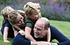 Princ William, princ George, princeza Charlotte i princ Louis 2020. godine