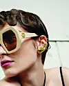 Vintage naočale Gucci, Such a Tavan; naušnice od 18kt pozlate Goldy Jewelry