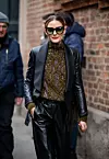 MILAN, ITALY - FEBRUARY 23: Olivia Palermo attends the Ermanno Scervino show at Milan Fashion Week Autumn/Winter 2019/20 on February 23, 2019 in Milan, Italy. (Photo by Christian Vierig/Getty Images for Ermanno Scervino)