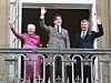 Kraljica Margrethe II. s unukom Christianom i sinom Frederikom