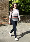 The Duchess of Cambridge during a reception for runners from Team Heads Together at Kensington Palace in London, as they prepare for the 2017 Virgin Money London Marathon.,Image: 329529626, License: Rights-managed, Restrictions: , Model Release: no, Credit line: Chris Jackson / PA Images / Profimedia