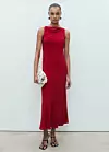 Satenska midi haljina - 59,99 eura