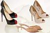 Christian Louboutin;Nordstrom (913,80 €)/Badgley Mischka Collection;Nordstrom (236,91 €)/Christian Louboutin;Net-a-Porter (695 €)
