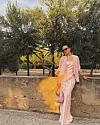 Ljupka u ružičastoj haljini vlastitog brenda Jolie Petite by Ljupka Gojić