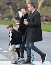 Jennifer Garner, Ben Affleck i njihova djeca Samuel i Seraphina, 2019.
