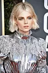 BEVERLY HILLS, CALIFORNIA - JANUARY 05: Lucy Boynton attends the 77th Annual Golden Globe Awards at The Beverly Hilton Hotel on January 05, 2020 in Beverly Hills, California. (Photo by Daniele Venturelli/WireImage)
