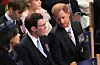 Na ceremoniji je princ Harry sjedio u trećem redu