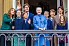 Danska kraljica u abdikaciji Margrethe, 2023. sa svim unucima