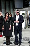Sanja redovito iznenadi nekim sjajnim detaljem poput ove statement ogrlice i kožnih detalja na haljini.