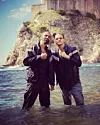 Joey Ansah i Marco Ilsø na setu u Dubrovniku