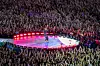 A man proposed to his girlfriend on the Coldplay Kiss Cam at the band?s first concert at Wembley. The man, who was holding a sign saying ?I want to propose to her? was picked from the crowd by singer Chris Martin. He joked there was a ?new segment? to the show as he made fun of the viral video where a man and woman were caught looking awkward on the big screen at a previous concert. He said criminals on the run or people who should be at work should ?lower themselves? to avoid being caught out. Chris checked the couple were in a relationship and not brother or sister before suggesting the man got down on one knee. He gave her a ring and his girlfriend said yes, before the couple kissed, as the crowd cheered. In another segment of the show Chris invited an 18-year-old boy with autism, who was holding up a poster, to join him on the stage. The band played Trouble as requested by the teenager. Chris has been on the road with the Music of the Spheres world tour since 2022 and is now playing 10 nights at Wembley. Pictured: coldplay,chris martin,Image: 1030803453, License: Rights-managed, Restrictions: -GBR, Model Release: no, Pictured: coldplay,chris martin, Credit line: Bav Media/SplashNews.com/Splash/Profimedia