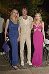 Jelena Rozga u društvu Tončija i Vjekoslave Huljić na Melodijama Jadrana 2023. godine