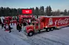Slavni kamion Coca-Cole zaustavio se u šumovitim prostranstvima Laponije