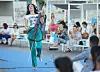 Split, 100720. U sklopu modne revije Duchess womens wear fashion show SS20 kolekcija za ljeto po prvi put u Hrvatskoj predstavio se novi ljetni nauticki proizvod ImaJet koji se pokrece na struju. Revija i prezentacija ImaJeta odrzala se na plazi hotela Radisson Blu Resort Foto: Duje Klaric / CROPIX