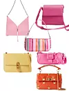 Torbica od kože Givenchy; Matches Fashion (1390 eura)/ mini torbica četvrtastog oblika Reserved (139 kn)/ baguette torbica s prugama By Far (3050 kn)/ mini duguljasta torbica s kopčom Bershka (119 kn)/ torbica na preklop Saint Laurent; Net-a-Porter (17,406 kn)/ torbica sa zakovicama Valentino; Net-a-Porter (17,400 kn)