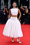 Taylor Russell u kreaciji brenda Alaia na Filmskom festivalu u Veneciji