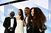 LOS ANGELES, CALIFORNIA - JANUARY 19: (L-R) Darrell Bishop, Corinne Foxx, Jamie Foxx and Annalise Bishop attend the 26th Annual Screen Actors Guild Awards at The Shrine Auditorium on January 19, 2020 in Los Angeles, California. 721384 (Photo by Mike Coppola/Getty Images for Turner)