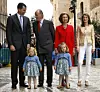 Sretna obitelj u Palma de Mallorci