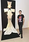 LONDON, ENGLAND - SEPTEMBER 16: A photocall celebrating designer Gareth Pugh's return to London Fashion Week with a new multidisciplinary art project