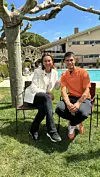 Iva Majoli i Carlos Alcaraz